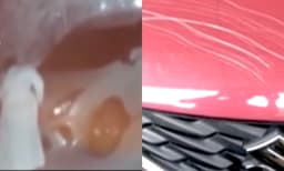 സ്വന്തം കാറിന് മുന്നില്‍ മറ്റൊരു കാര്‍; ഇഷ്ടപ്പെടാതെ പുരോഹിതന്‍ പുതിയ വാഹനത്തില്‍ കുത്തിവരച്ചു ; സിസിടിവി ദൃശ്യങ്ങള്‍ വൈറലായപ്പോള്‍ പ്രശ്‌നം പരിഹരിക്കാന്‍ ബിഷപ്പിന്റെ ഇടപെടല്‍