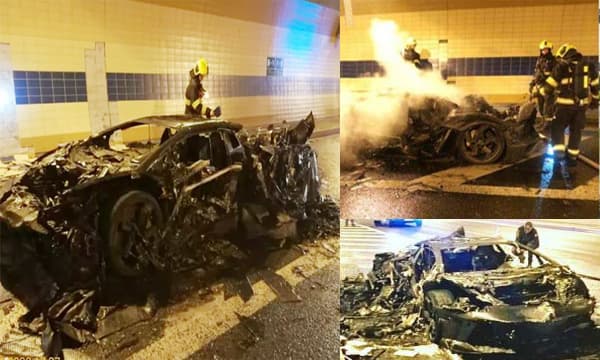 മോഡിഫിക്കേഷനിടയില്‍ ലംബോര്‍ഗിനി അവന്റഡോര്‍ കത്തിനശിച്ചു