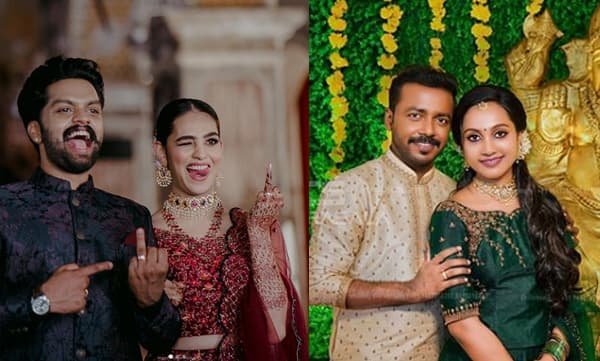 മലയാള സിനിമയില്‍ നാളെ രണ്ട് താരവിവാഹം; ആഘോഷിച്ച് ചലചിത്രലോകം