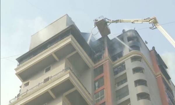 Fire at Navi Mumbai's high rise apartment brought under control
