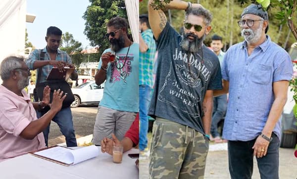 'എ ലാല്‍ ആന്‍ഡ് ജൂനിയര്‍ സിനിമ'; അച്ഛന്‍ മകന്‍ കോമ്പോ, ആശംസ അറിയിച്ച് താരങ്ങള്‍