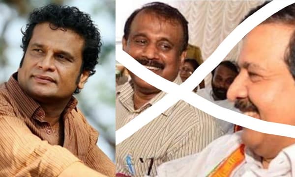 'ഇത്തരം ജീവികളുടെ പത്രസമ്മേളനം ബഹിഷ്‌ക്കരിക്കുക, പിന്നെയെല്ലാം ശരിയാകും': ഹരീഷ് പേരടി