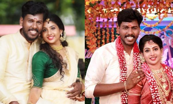 ഗായകന്‍ അഭിജിത്ത് കൊല്ലം വിവാഹിതനായി: വധു വിസ്മയ
