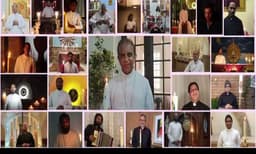 നിത്യമാം പ്രകാശമേ നയിക്കുകെന്നെ നീ... പ്രപഞ്ചം മുഴുവനുവേണ്ടി ലോകത്തിന്റെ വിവിധ ഭാഗങ്ങളില്‍ നിന്ന് ദീപങ്ങള്‍ കയ്യിലേന്തി വൈദികര്‍ അവതരിപ്പിക്കുന്ന 'മെഴുതിരി പാട്ട്'