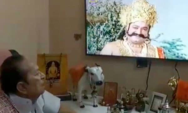 81ാം വയസ്സിലും രാമായണം പുനഃസംപ്രേക്ഷണം ആസ്വദിച്ച് 'രാവണന്‍'