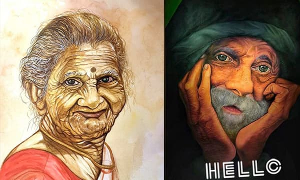 21 ദിവസം 21 ചിത്രങ്ങള്‍; ലോക്ക്ഡൗൺ കാലത്ത്‌ വൈറലായി കോട്ടയം നസീർ വരച്ച ചിത്രങ്ങൾ