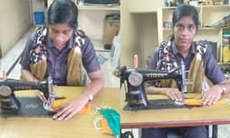 ഒഴിവ് സമയങ്ങളിൽ മാസ്ക് നിർമ്മിച്ച് കോളനികളില്‍ വിതരണം; മാതൃകയായി പോലീസ് കോൺസ്റ്റബിൾ 