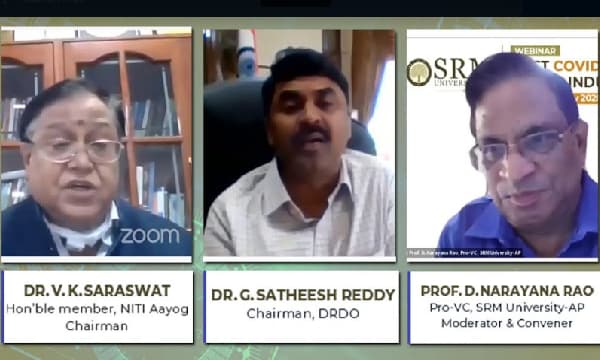  SRM University hosts webinar on 'Post COVID 19: Resurgence of Indian Industries and R&D'