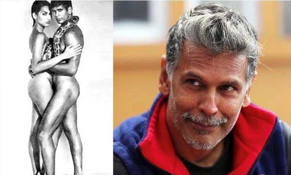 പൂര്‍ണ നഗ്നരായി കെട്ടിപ്പിടിച്ച് മിലിന്ദ് സോമനും മുന്‍ കാമുകിയും, 25 വര്‍ഷം മുമ്പുള്ള പരസ്യം പങ്കുവെച്ച് താരം