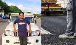 ടാറിങ് പണിക്ക് വന്ന റോഡില്‍ വര്‍ഷങ്ങള്‍ക്ക് ശേഷം പോലീസ് ജീപ്പില്‍, ഇതാണ് കൃഷ്ണന്റെ വിജയ ജീവിതം