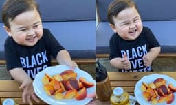 'താങ്ക് യൂ' പറയലിന് ഈ രണ്ട് വയസ്സുകാരന് ഒരു ലക്ഷമാണ് ആരാധകര്‍