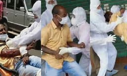 ക്വാറന്റീന്‍ ലംഘിച്ച് മാസ്‌ക് പോലുമില്ലാതെ നഗരത്തില്‍ കറക്കം: പ്രവാസിയെ ആരോഗ്യ പ്രവര്‍ത്തകര്‍ ഓടിച്ചിട്ട് പിടികൂടി കൈകാലുകള്‍ ബന്ധിച്ച് ആശുപത്രിയിലാക്കി