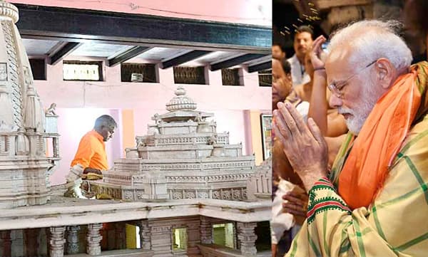 40 കിലോ വെള്ളിയില്‍ തീര്‍ത്ത ശില മോഡി സ്ഥാപിക്കും; രാമക്ഷേത്ര നിർമാണത്തിന് ഓഗസ്റ്റിൽ തുടക്കം