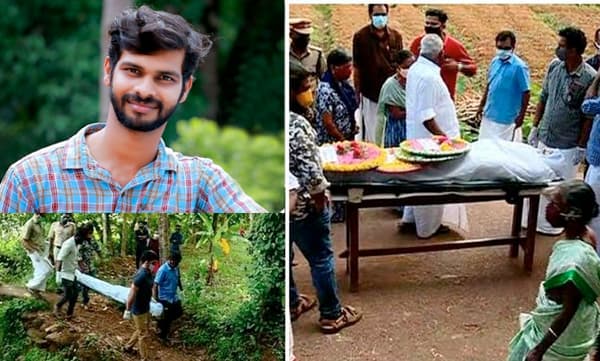 ഒരു ജീവൻ എട്ടായി പകുത്ത് നൽകിയ അനുജിത്തിന് വേദനയോടെ വിട നൽകി നാട് 