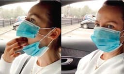 ഭക്ഷണം കഴിക്കാന്‍ മാസ്‌ക് ഊരണമെന്ന് ആരു പറഞ്ഞു... കാണാം രസകരമായ വീഡിയോ