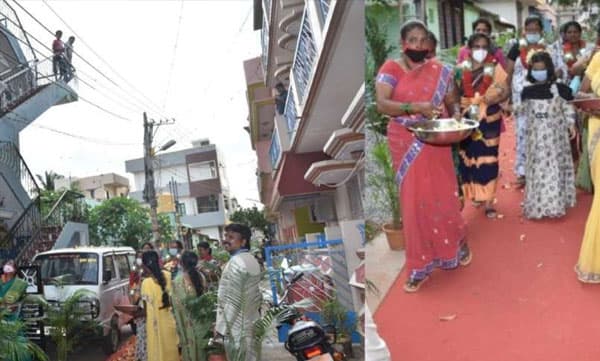 ഭര്‍ത്താവ് രജനീകാന്ത് ആരാധകന്‍ ; കോവിഡ് മാറി തിരിച്ചെത്തിയ നഴ്സിന് കബാലി സ്‌റ്റെെൽ സ്വീകരണം