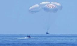 SpaceX Capsule With NASA Astronauts Returns To Earth