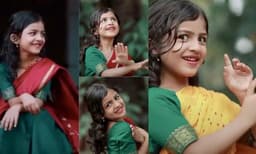 സൂഫിയുടെ കുഞ്ഞു സുജാത: ദാവണി ചുറ്റി സുജാതയുടെ ഭാവത്തിൽ 'വാതുക്കല് വെള്ളരിപ്രാവ്'- വിഡിയോ വെെറൽ