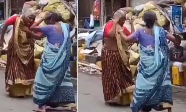 ആശാ ബോസ്‌ലെയുടെ ഗാനത്തിന് തെരുവില്‍ നൃത്തം ​ചെയ്ത് രണ്ട് വൃദ്ധകള്‍, വീഡിയോ ​വൈറല്‍ 