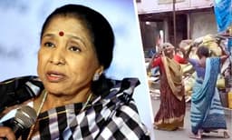 ആൾത്തിരക്കുള്ള റോഡിൽ കൂസലില്ലാതെ ചുവടുവച്ച് സ്ത്രീകൾ: 'ഇഷ്ടമായെന്ന്' ആശാ ഭോസ്‌ലെ