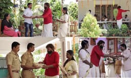 പ്രിയപ്പെട്ടവര്‍ക്ക് ഓണവിരുന്നും ഓണപ്പുടവയും ഒരുക്കി സാജു നവോദയ