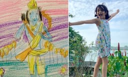 അല്ലി വരച്ച ഫോട്ടോയുമായി ശ്രീകൃഷ്‍ണ ജയന്തി ആശംസകള്‍ നേര്‍ന്ന് പൃഥ്വിരാജ്