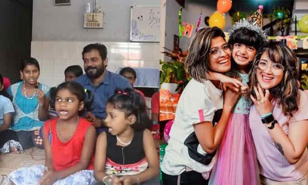 അമൃതയ്ക്കും കുടുംബത്തിനുമൊപ്പം പിറന്നാള്‍ ആഘോഷിച്ച് പാപ്പു: അനാഥക്കുട്ടികള്‍ക്കൊപ്പം കേക്ക് മുറിച്ച് ബാല!