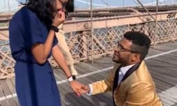 മുട്ടുകുത്തി കാമുകിയുടെ മുന്നില്‍ ​‍പ്രണയാഭ്യര്‍ത്ഥന നടത്തമ്പോള്‍ ഇങ്ങ​നെ സംഭവിച്ചാല്‍ ആരായാലും ചിരിച്ച് മരിക്കും ; വീഡിയോ 