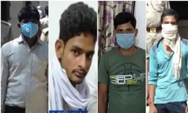 ഹത്രാസ് കേസിലെ പ്രതികള്‍/ചിത്രം: ഇന്ത്യ ടുഡേ