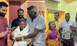 പാട്ടുപാടി ഗോളടിച്ച് നഞ്ചിയമ്മ: സന്തോഷത്തിൽ ചേർത്ത് പിടിച്ച് ഐഎം വിജയൻ