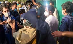 രാഹുലും പ്രിയങ്കയും മറ്റ് കോണ്‍ഗ്രസ് നേതാക്കളും ഹത്രാസ് പെണ്‍കുട്ടിയുടെ കുടുംബത്തെ സന്ദര്‍ശിച്ചു