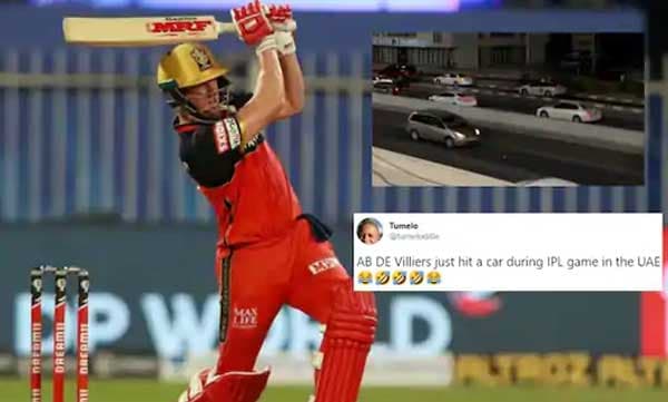 സൂപ്പര്‍ 360, സ്റ്റേഡിയത്തിന് പുറത്ത് പന്ത് പറത്തി ഡീവില്യേഴ്‌സ്; പന്ത് തട്ടിയത് ഒടിക്കൊണ്ടിരുന്ന കാറില്‍ൃ