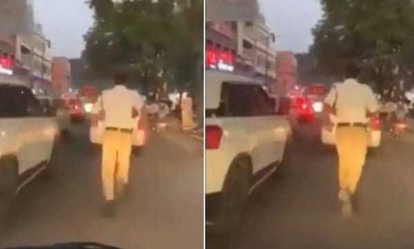 'ട്രാഫിക്' സിനിമയിലെ ആ രംഗം സംഭവിച്ചു!  ആംബുലന്‍സിന് വഴിയൊരുക്കാന്‍ പോലീസുകാരന്‍ ഓടിയത് രണ്ട് കിലോമീറ്റര്‍!
