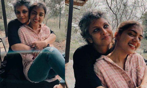 നസ്രിയയെ കെട്ടിപ്പിടിച്ച് മലയാളത്തിന്റെ പ്രിയനടി: ഒറ്റനോട്ടത്തില്‍ 'കണ്‍ഫ്യൂഷ'നടിച്ച് ആരാധകര്‍