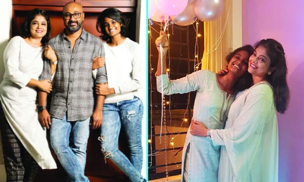 മഞ്ജു പിള്ള, ഭര്‍ത്താവ് സുജിത്ത് , മകള്‍ ദയ