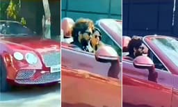 ടോപ്‌ലെസ് ബെന്റ്‌ലി കോണ്ടിനെന്റൽ ജിടിയിൽ കുടുംബവുമൊത്ത് കറങ്ങി അല്ലു അർജുൻ 