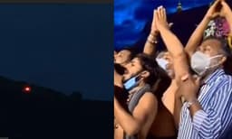 ശരണം വിളികളാല്‍ ഭക്തിസാന്ദ്രമായി സന്നിധാനം: മകരവിളക്ക് തെളിഞ്ഞു