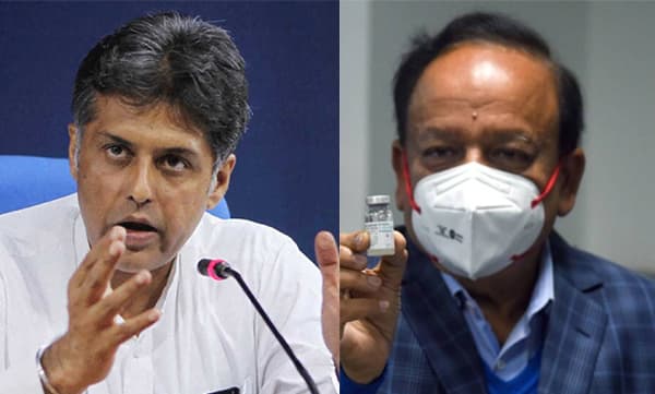 വാക്‌സിനേഷന്‍; കേന്ദ്ര സര്‍ക്കാരും കോണ്‍ഗ്രസും തമ്മില്‍ വാക്‌പോര്