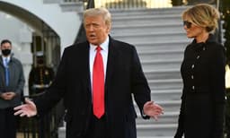 ജോ ബൈഡനായി 'കാത്തുനിന്നില്ല'..,അവസാനമായി  വൈറ്റ് ഹൗസിന്റെ പടിയിറങ്ങി ഡൊണാള്‍ഡ് ട്രംപ്