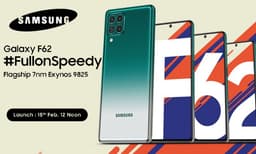 സാംസങ് ഗാലക്‌സി F62 സ്മാർട്ട്ഫോൺ ലോഞ്ച് 15ന് 