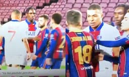 'തെരുവില്‍ വാടാ നിന്നെ ഞാന്‍ കൊല്ലും'; ഗ്രൗണ്ടില്‍ ഭീഷണിയുമായി എംബപ്പ; വിഡിയോ