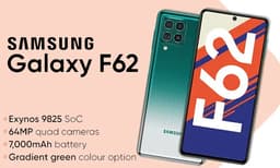സാംസങ് ഗാലക്‌സി F62 വില്പന ആരംഭിച്ചു; മികച്ച ആനുകൂല്യങ്ങളും   