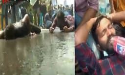 സെക്രട്ടേറിയറ്റിനു മുന്നില്‍ ഉദ്യോഗാര്‍ത്ഥികളുടെ റോഡിലിഴഞ്ഞ് സമരം; അനുകൂല തീരുമാനമില്ലെങ്കില്‍ മരണംവരെയെന്ന് ഉദ്യോഗാര്‍ത്ഥികള്‍