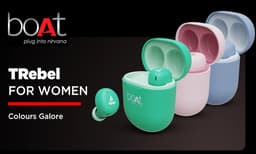 സ്ത്രീകൾക്കായി ട്രെബൽ ഹെഡ്‍ഫോൺ ഇയർബഡുകൾ അവതരിപ്പിച്ച് ബോട്ട് 