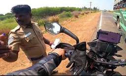 പാഞ്ഞെത്തിയ ബൈക്കിനെ തടഞ്ഞു നിര്‍ത്തി പോലീസുകാരന്‍: പക്ഷെ പിന്നീട് സംഭവിച്ചത് മനസ് നിറയ്ക്കും 'റൈഡ്'!