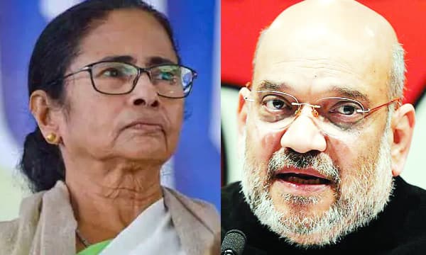 എന്‍ആര്‍സി വഴി ബിജെപി നാട്ടുകാരെ തടങ്കലിലേക്ക് വിടുമെന്ന് മമത ; വിദേശികളെ പൗരത്വം നല്‍കി ഇന്ത്യാക്കാരാക്കുമെന്ന് തിരിച്ചടിച്ച് ഷാ