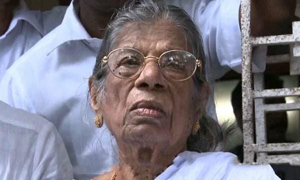 Legendary politician KR Gouri Amma passes away