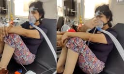 'ലവ് യൂ സിന്ദഗീ...' കോവിഡ് രോഗിക്ക് പാട്ടുവെച്ചുകൊടുത്ത് ഡോക്ടർ; വൈറലായി വിഡിയോ