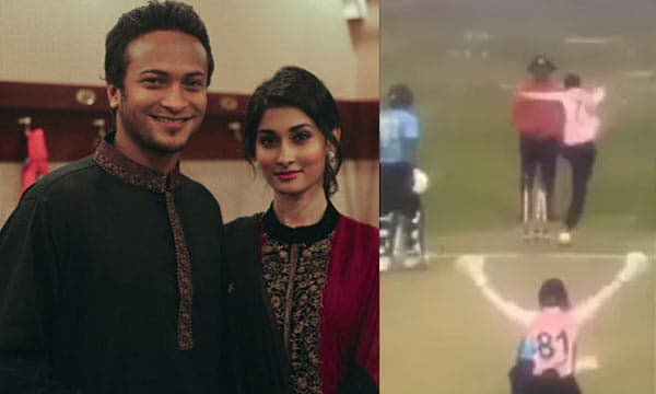 വില്ലനായി ചിത്രീകരിക്കാന്‍ ശ്രമം: 'വിക്കറ്റ്' വിവാദത്തില്‍ ഷാക്കിബിനെ പിന്തുണച്ച് ഭാര്യ 