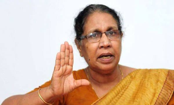 വനിത കമ്മീഷന്‍ അധ്യക്ഷ സ്ഥാനത്ത് രാഷ്ട്രീയ നേതാക്കള്‍ പാടില്ല: മഹിളാ കോണ്‍ഗ്രസും കെ.കെ രമയും